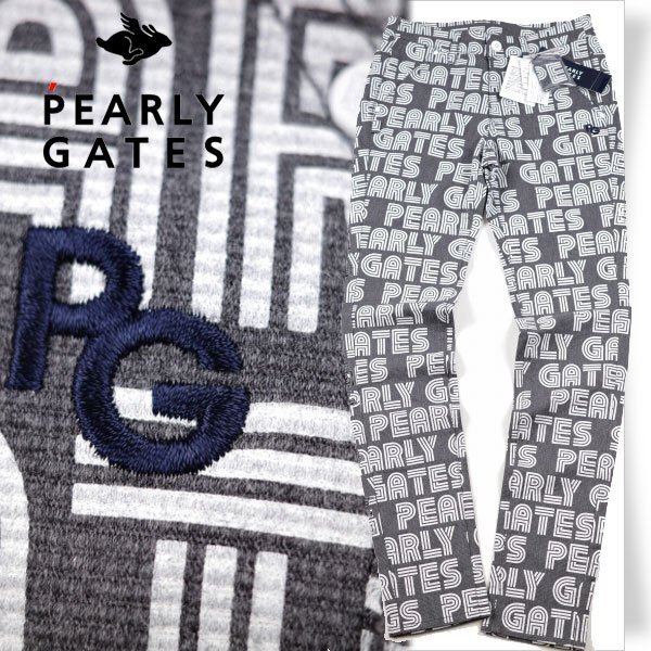 新品1円~★定価3.1万 PEARLY GATES パーリーゲイツ レディース ゴルフ ロゴ パワフルコットンストレッチ ロングパンツ 0 S ◆7638◆拍卖