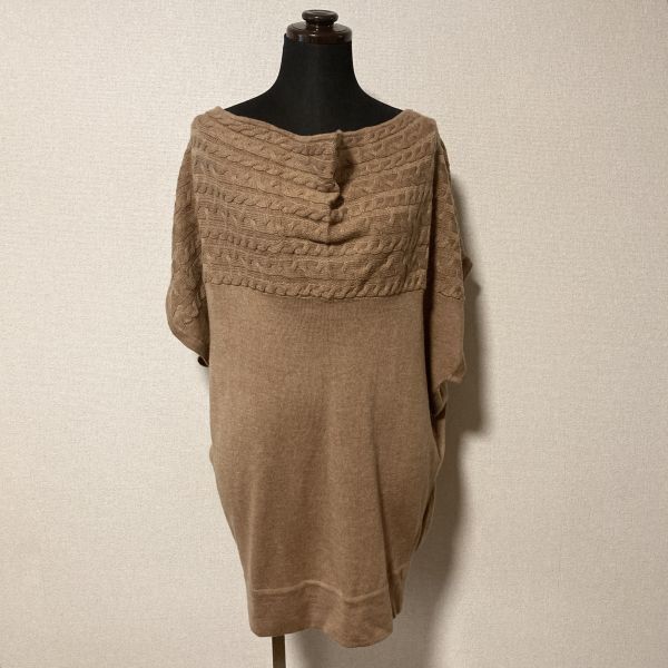 送料込み 未使用■アズノゥアズ ピンキー/AS KNOW AS PINKY■ソフトウールケーブル ニット/セーター 定価7245円 レディース拍卖