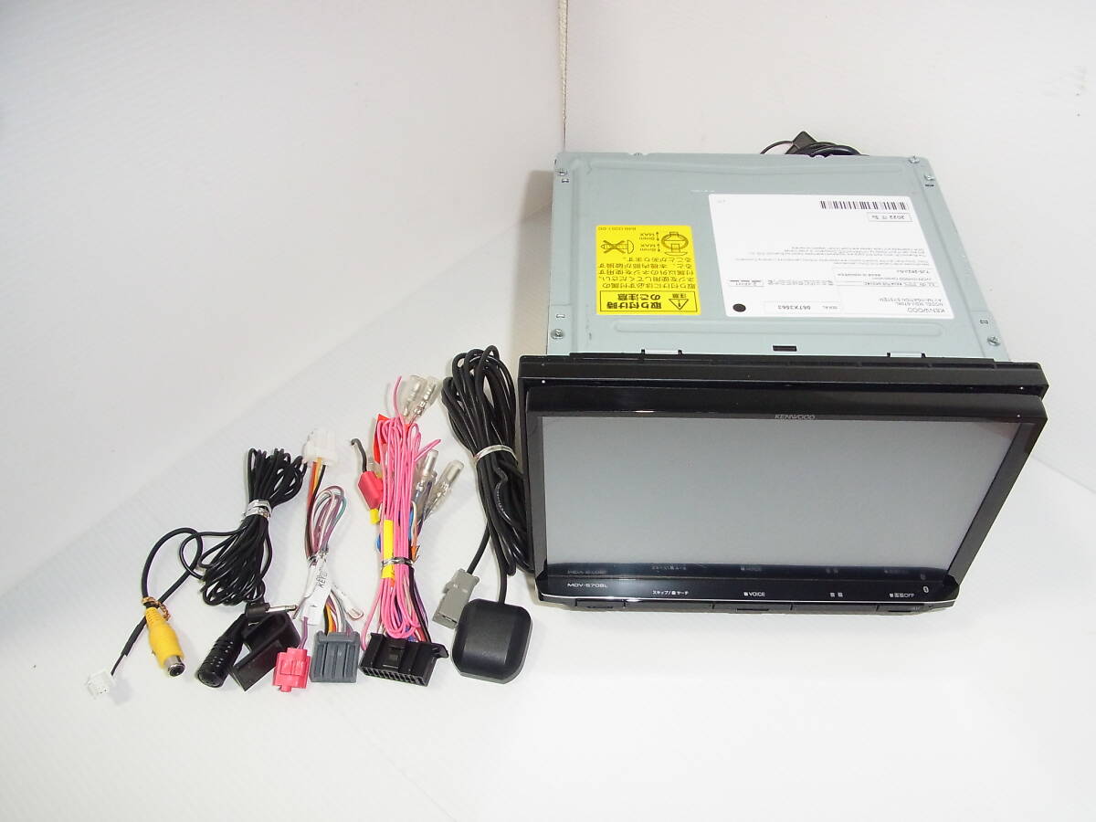 KENWOOD ケンウッド MDV-S708L 2022年製 ハイレゾ対応 8V型 彩速ナビ カーナビ フルセグ/Bluetooth/SD/DVD/USB拍卖