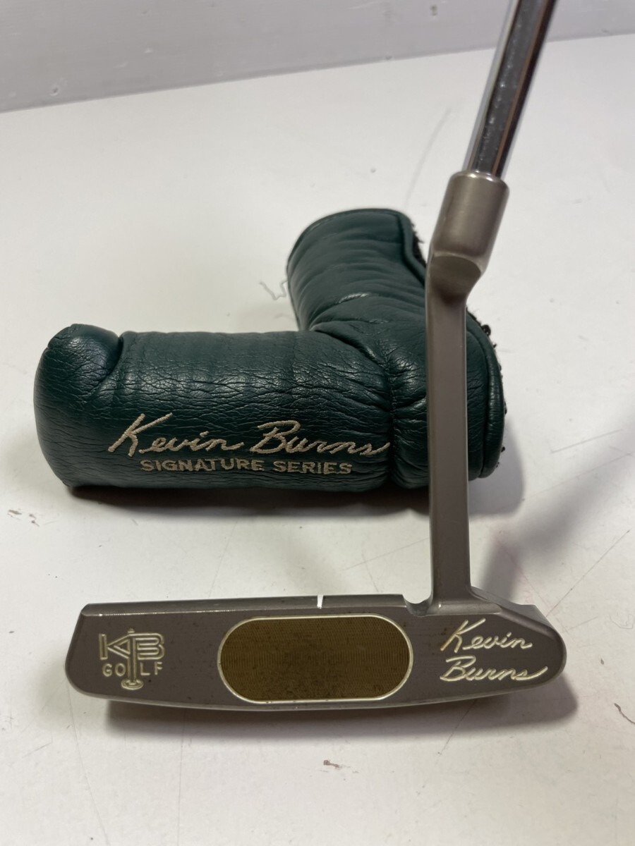 ◇M779 ケビンバーンズ Kevin Burns 9305LN パター 34インチ ロングネック 約501g ヘッドカバー拍卖