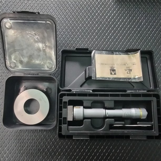 極上 Mitutoyo ミツトヨ リングゲージ付! Φ30~40mm ホールテスト ◆ 内径マイクロ 三点マイクロ シリンダーゲージ ボアゲー拍卖