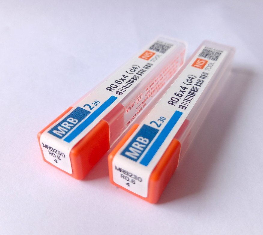 ★未使用 日進工具 MRB230 R0.6x4(D4) ロングネック ボールエンドミル 2本 ①◆送料安\185 NS フライス 超硬 極細 エンドミル拍卖