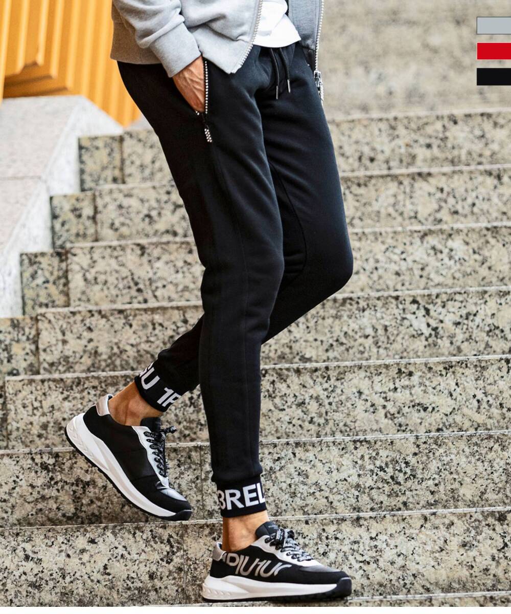 1PIU1UGUALE3 RELAX ウノピゥウノウグァーレトレ リラックス リブロゴジョガーパンツ スウェットパンツ ジャージ akm スエット ジム L拍卖
