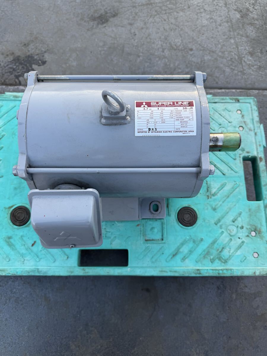 MITSUBISHI 三菱 インダクションモーター SB-JR SUPER LINE スーパーライン 3.7KW 三相200V拍卖