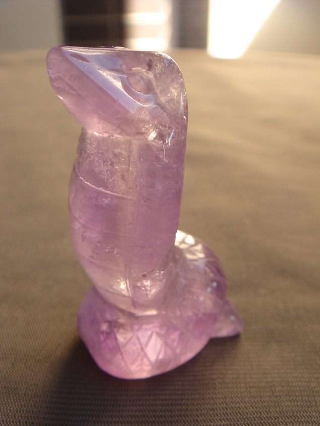 ☆超希少、風水,開運UP,天然5A級紫水晶アメジスト,十二支干支巳年「蛇」置物大拍卖