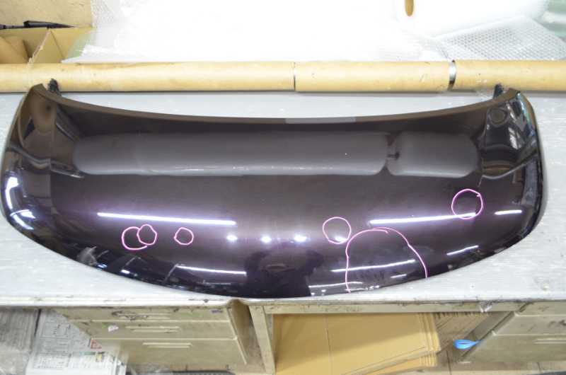 パレット SW 後期(MK21S) 純正 破損無 取付OK ボンネット フードパネル ヒンジ付 ZED /57300-82K10 k092510拍卖