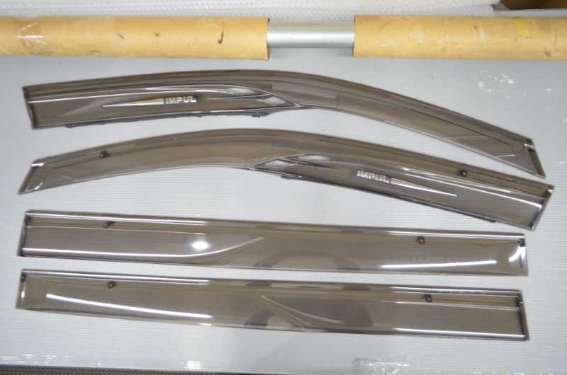 エルグランド ハイウェイスター 前期(TE52) 社外 IMPUL 破損無 取付OK ドアバイザー 1台分 4コセット k092849拍卖