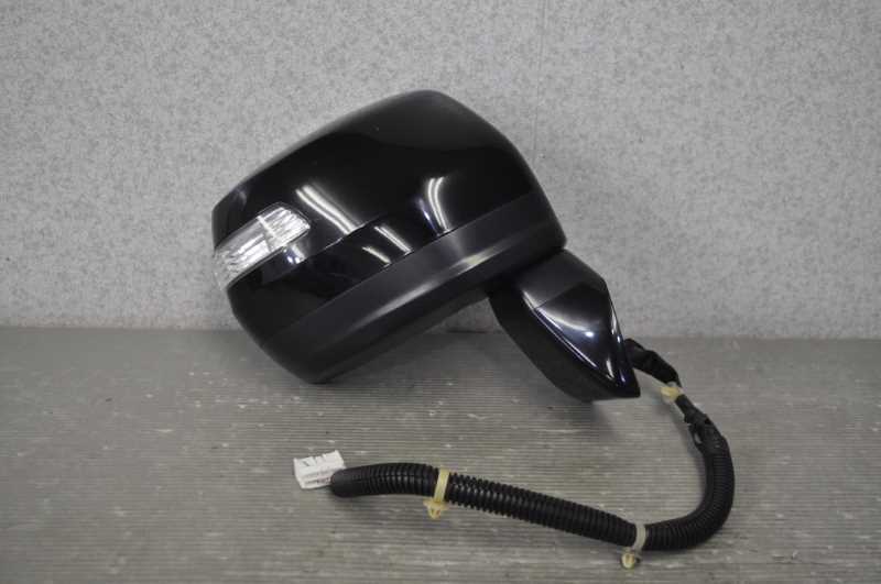 ステップワゴン G 後期 (RK1) 純正 破損無 動作保証 右 ドアミラー 電格 7P ウィンカー付 NH731P 黒 M47 s021063B拍卖