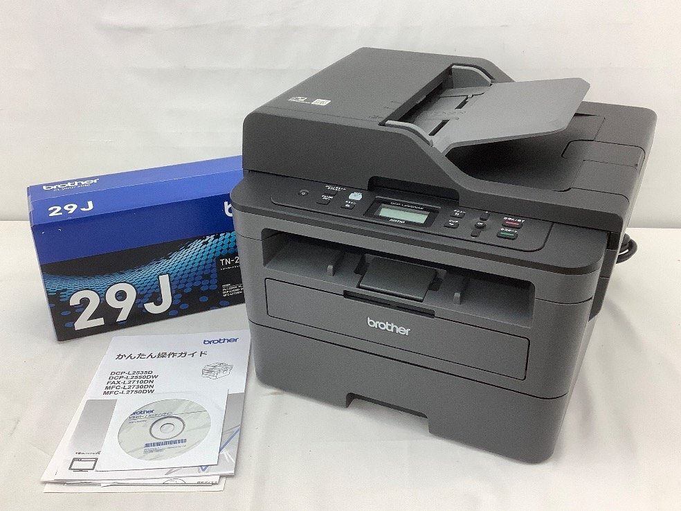 brother A4モノクロレーザー複合機/TN-29Jトナー付 DCP-L2550DW 通電のみ確認済 ACB 中古品拍卖