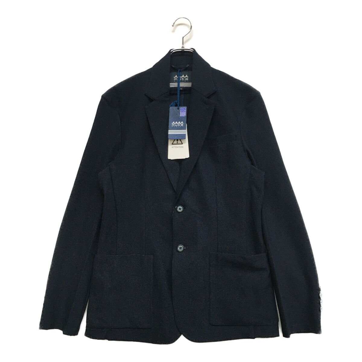 coco 未使用品【SALE】 ムータマリン muta MARINE テーラードジャケット 5(M) 紺 2024年モデル メンズ レターパックプラス発送可 96385拍卖