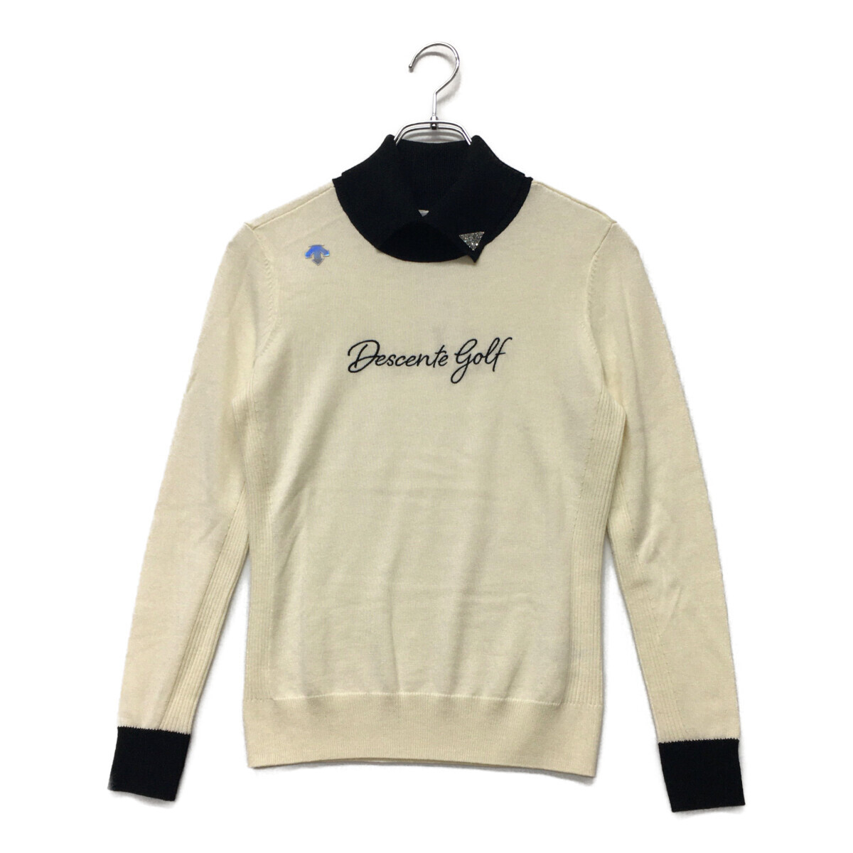 coco 中古【SALE】デサントゴルフ DESCENTE レディース セーター S 白 ホワイト タートルネック レターパックプラス発送可 101258拍卖