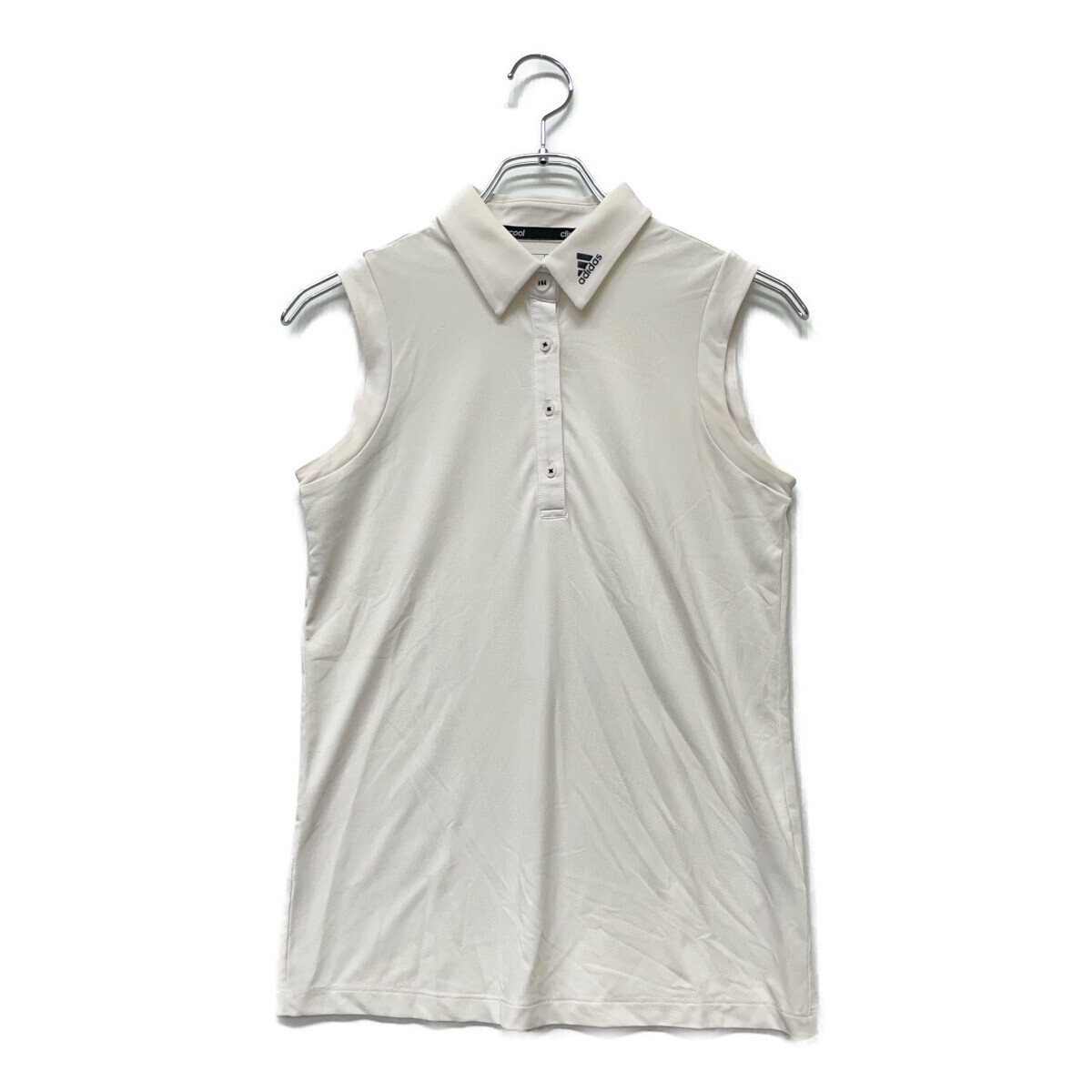 coco 中古【SALE】アディダスゴルフ adidas GOLF レディース ノースリーブ S 白 ホワイト ポロシャツ シンプル ネコパケ発送可 95525拍卖
