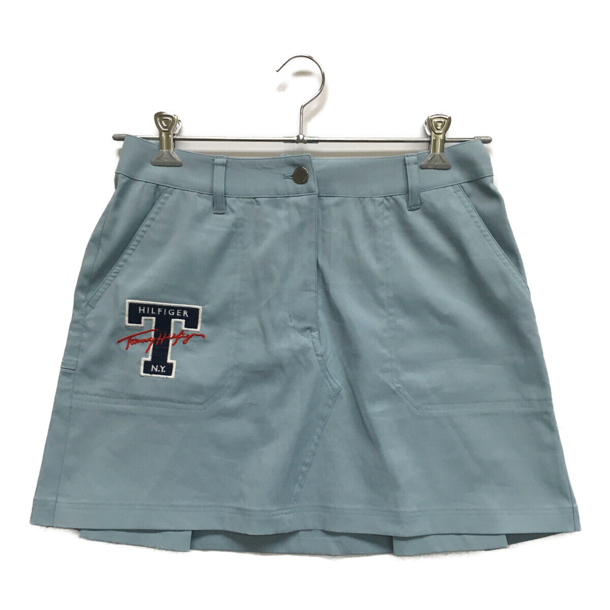 coco 中古【SALE】トミーヒルフィガーゴルフ TOMMY HILFIGERレディース スカート L ブルーグレー レターパックプラス発送可 94047拍卖