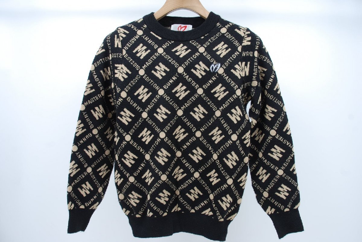 coco 中古【SALE】マスターバニーエディション MASTER BUNNY レディースセーター 0(S) 黒 ニット レターパックプラス発送可 83067拍卖
