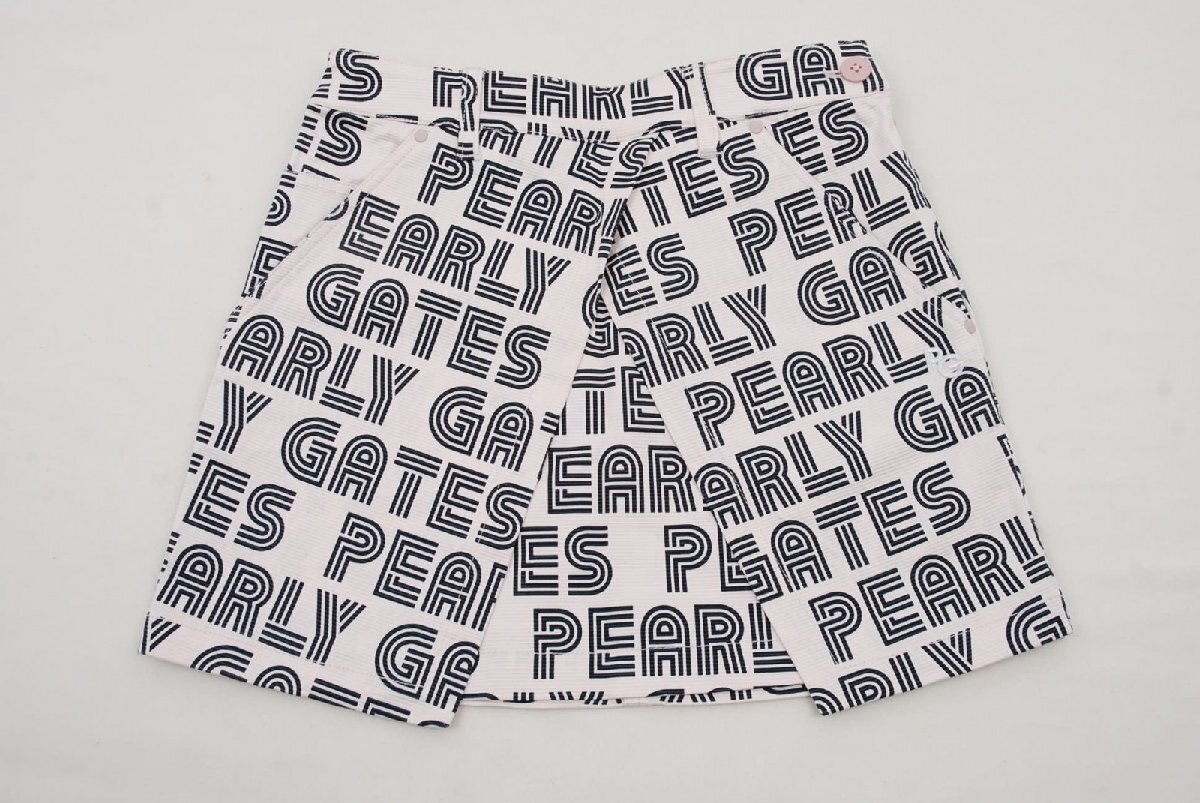 coco 中古【SALE】 パーリーゲイツレディース スカート 00(XS) 薄ピンク ラップ風ストレッチ ロゴ柄 レターパックプラス発送可 67936拍卖