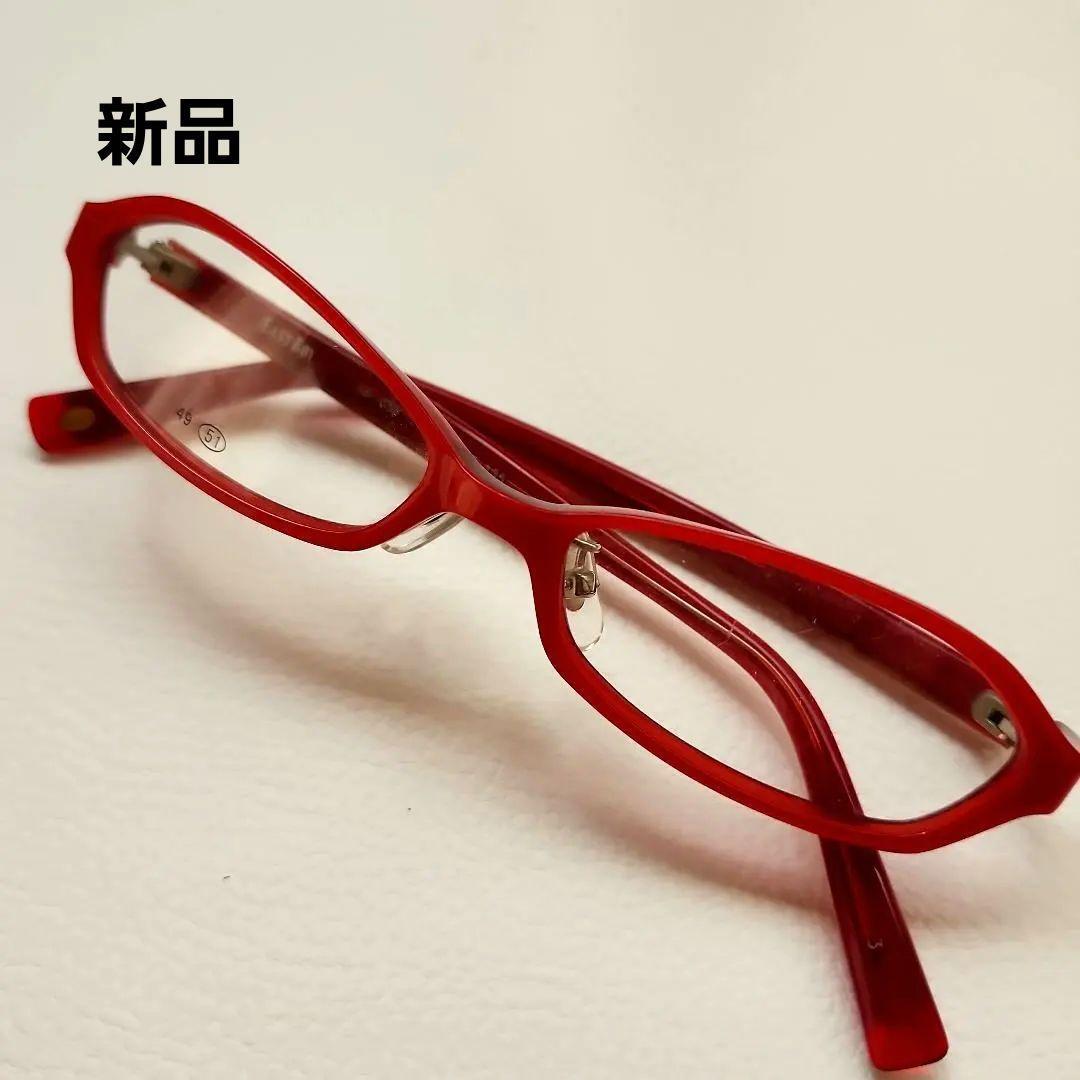 【即決 送料込み】◆新品 イーストボーイ メガネフレーム 眼鏡 レッド オーバル EB-658拍卖