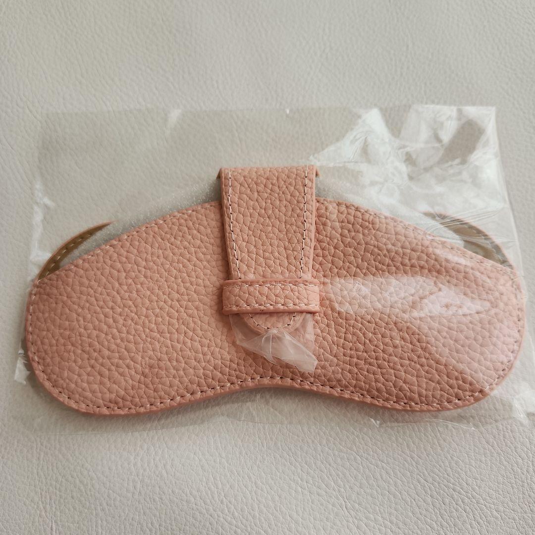 【即決 送料無料】◆新品 本革 薄型メガネケース 眼鏡 サングラス ピンク 牛革 女性 ユニセックス拍卖