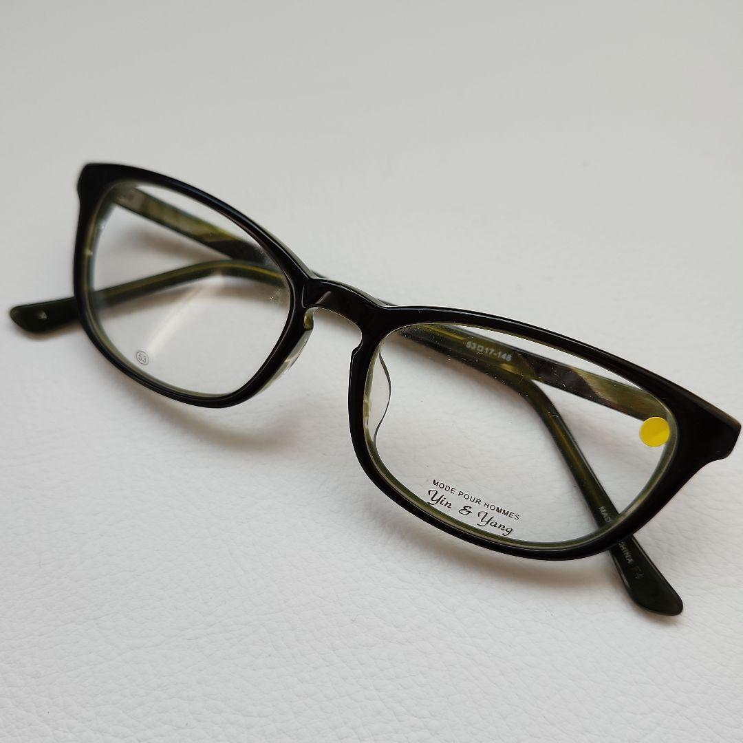 【即決 送料込み】◆新品 Yin&Yang インアンドヤン メガネフレーム 眼鏡 ウェリントン拍卖