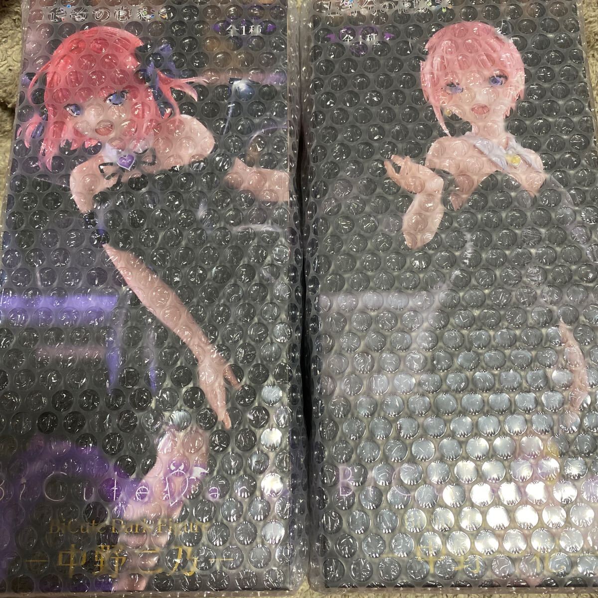 五等分の花嫁 BiCute Dark Figure 中野一花 中野二乃 フィギュア 拍卖