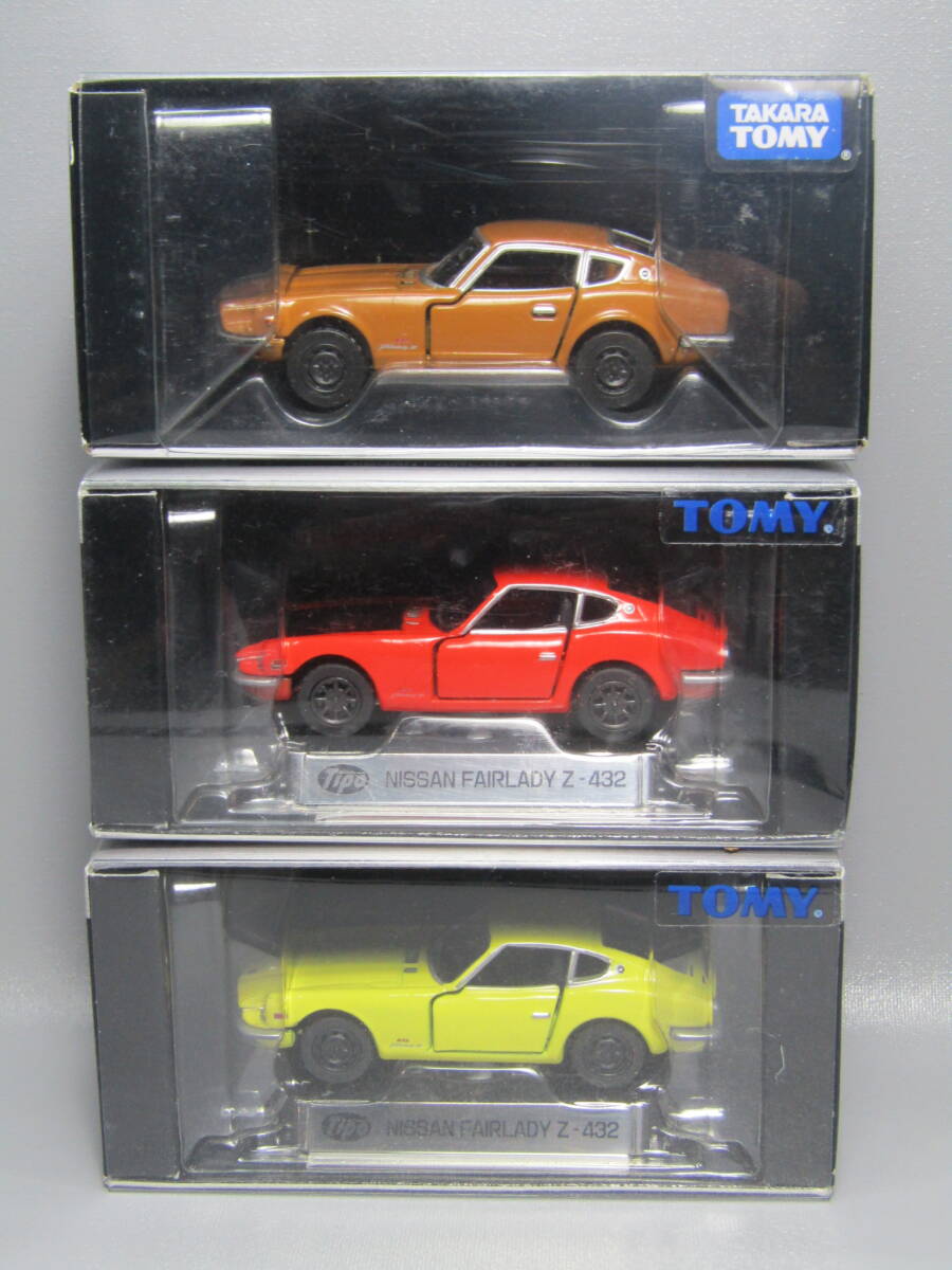 日産 ニッサン 1/60 DATSAN フェアレディ 3台 セット Z432 NISSAN 240Z ダットサン TIPO Js コレクターブック トミカ リミテッド JsTipo拍卖