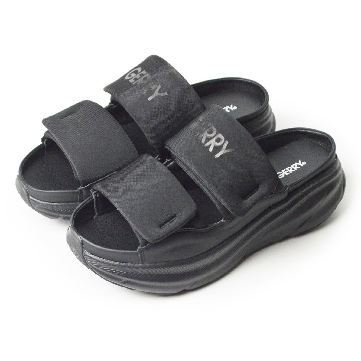 新品■26.5cm~27cm GERRY サンダル メンズ コンフォート 厚底 軽量 アウトドア ベルクロ キャンプ カジュアル 靴 防滑【エコ配送】拍卖