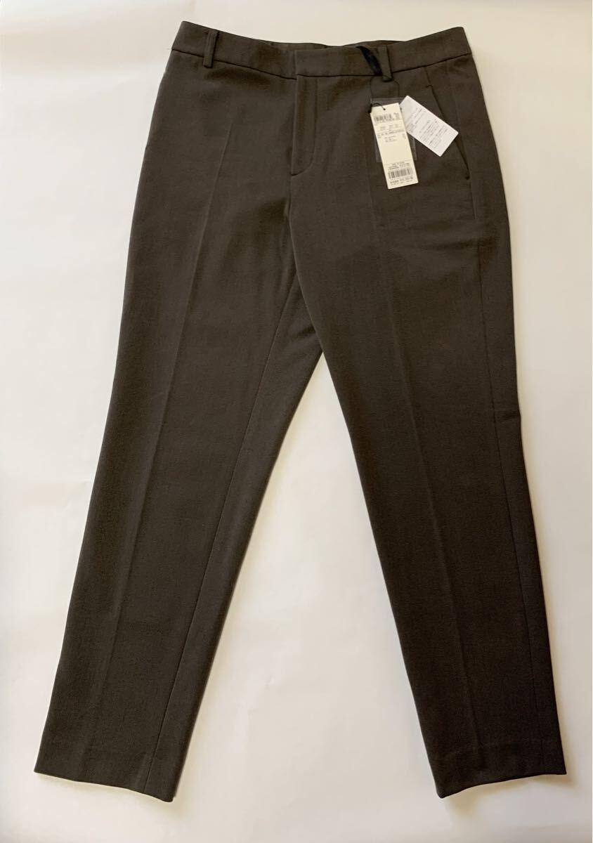 【未使用・タグ付】23区 TRギャバ テーパードパンツダークブラウン系 40サイズ 洗える拍卖