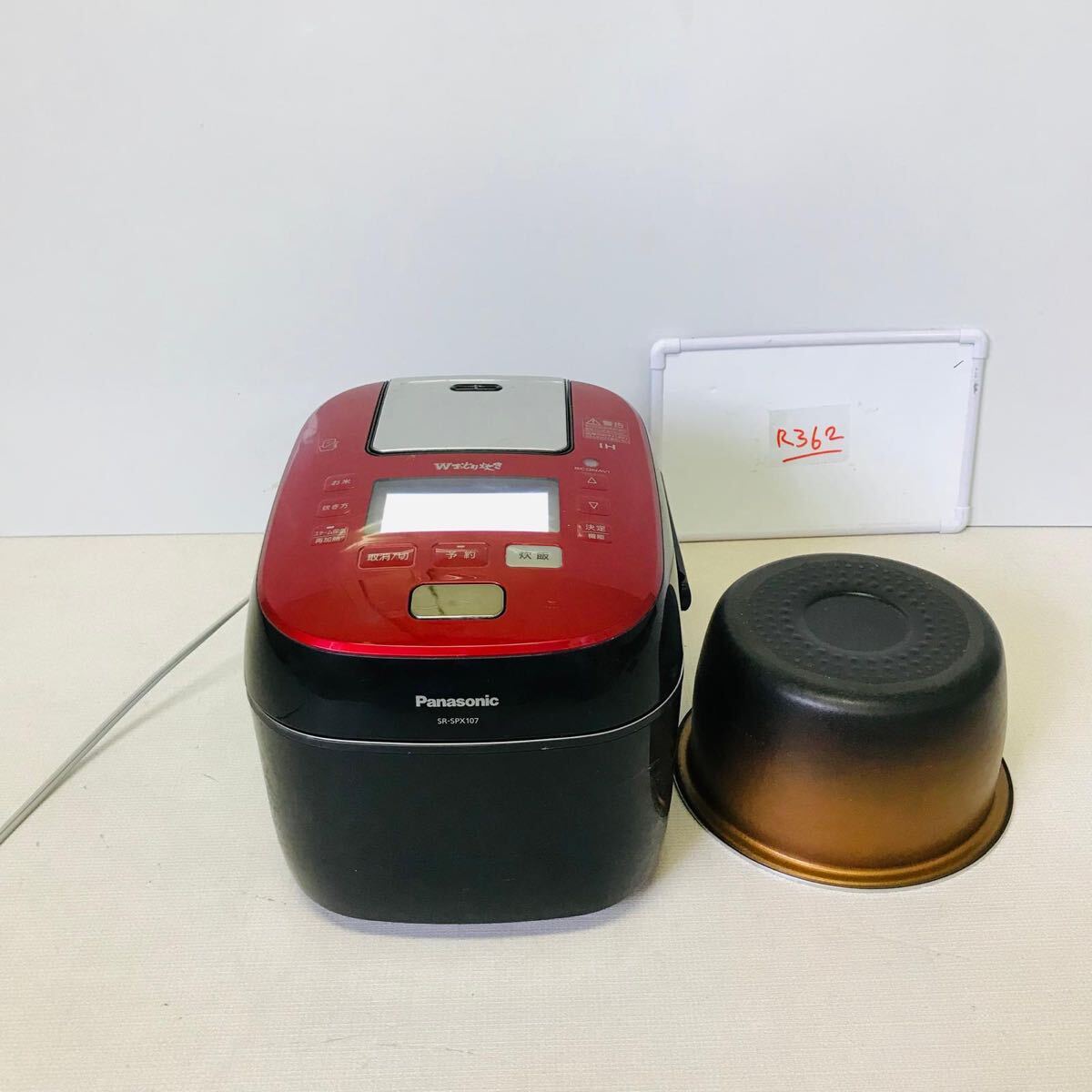 Panasonic(パナソニック)SR-SPX107-RK スチーム&可変圧力IHジャー炊飯器 Wおどり炊き(5.5合) ルージュブラック 動作品拍卖
