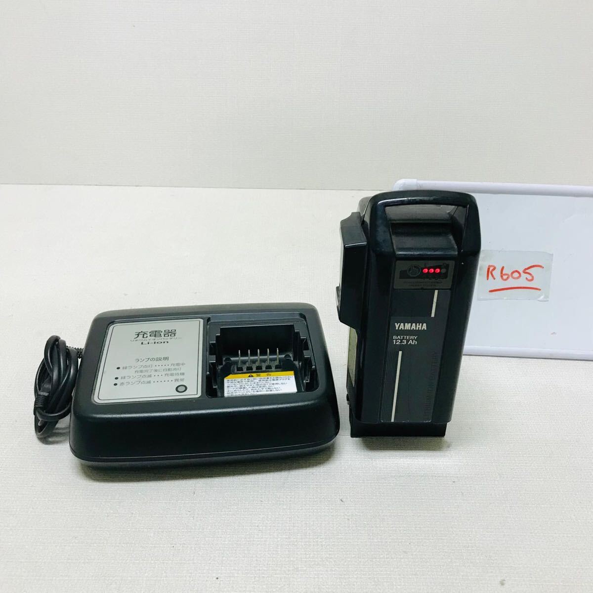 YAMAHA リチウムイオンバッテリー X0T-22 12.3Ah +充電器 X92-10動作品拍卖