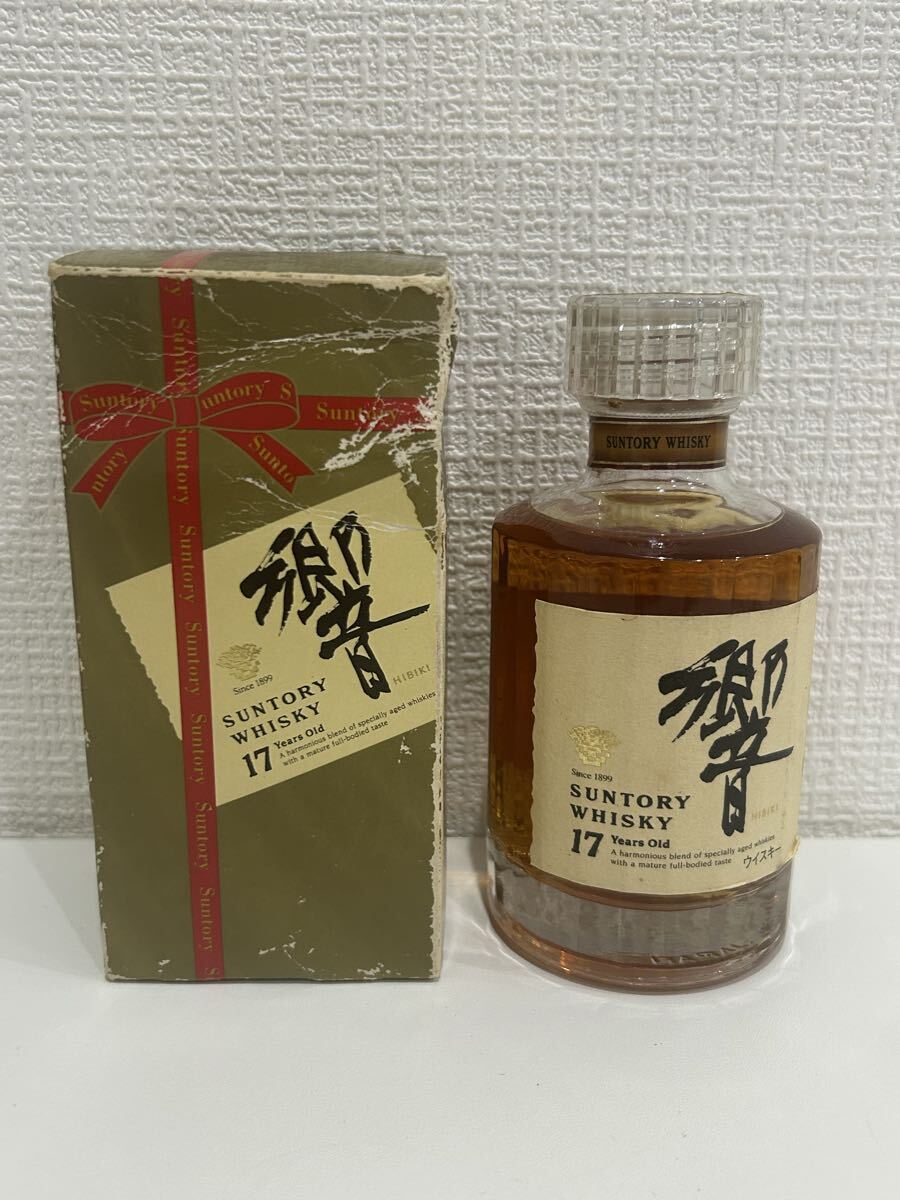 ★ 【未開栓】 823 SUNTORY サントリー 響 HIBIKI ゴールドラベル ウイスキー WHISKY 17年 180ml 43% 金キャップ拍卖