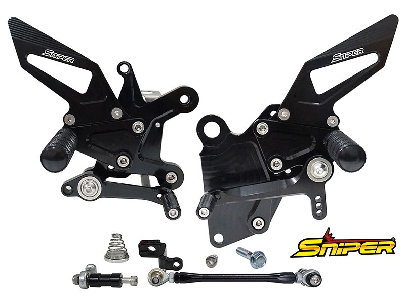 NINJA250 NINJA400 Z250 Z400 ABS対応 バックステップ 黒 SNIPER スナイパー SP0089BK拍卖