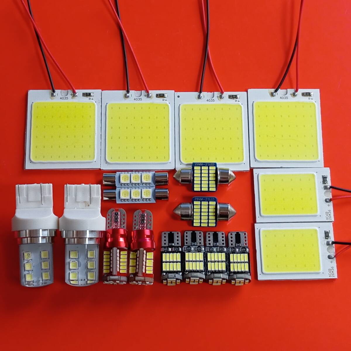 超豪華セット!デリカ D5 CV5W CV2W 前期 T10 LED ルームランプ バックランプ ナンバー灯 18個セット ホワイト /12/c48/c24/57/26/f3/t28/拍卖