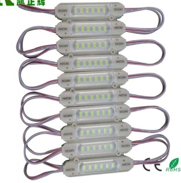 最新モデル 完全防水 60コマ チップマーカー タイヤ灯 SMDチップ トラック用 LED 24V マーカーランプ シャーシマーカー 白 デコトラ拍卖