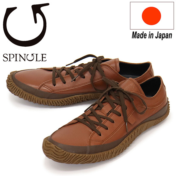 SPINGLE (スピングル) SP-110 カンガルーレザースニーカー 日本製 151 RedBrown SP043L-26.5cm拍卖