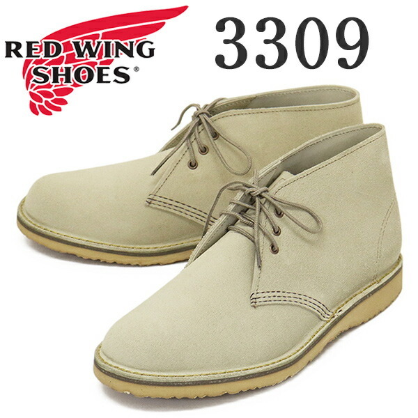 REDWING (レッドウィング) 3309 Weekender Chukka ウィークエンダーチャッカブーツ ホワイトサンドモハヴェラフアウト US9D-約27cm拍卖