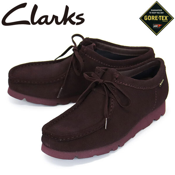 Clarks (クラークス) 26183073 Wallabee GTX ワラビー ゴアテックス メンズ ブーツ Purple Grape Sde CL151 UK10-約28.0cm拍卖