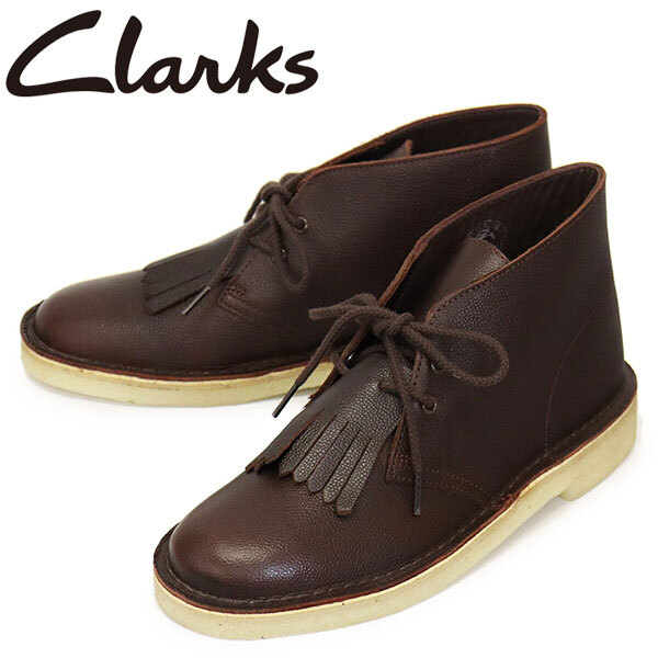Clarks (クラークス) 26183082 Desert Boot デザートブーツ メンズブーツ BRN Scotch Grain CL154 UK8.5-約26.5cm拍卖