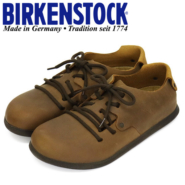BIRKENSTOCK (ビルケンシュトック) 1004851 MONTANA モンタナ オイルドレザーシューズ CUOIO ナロー幅 BI295 36-約23.0cm拍卖