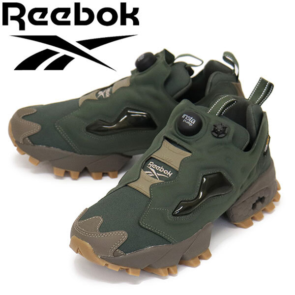 Reebok (リーボック) 100230814 INSTAPUMP FURY 94 WINTER インスタポンプフューリー 94 ウィンター グリットグリーン RB13925.5cm拍卖