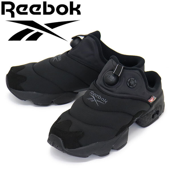 Reebok (リーボック) 100230815 INSTAPUMP FURY MULE インスタポンプフューリー ミュール ブラック RB13628.0cm拍卖