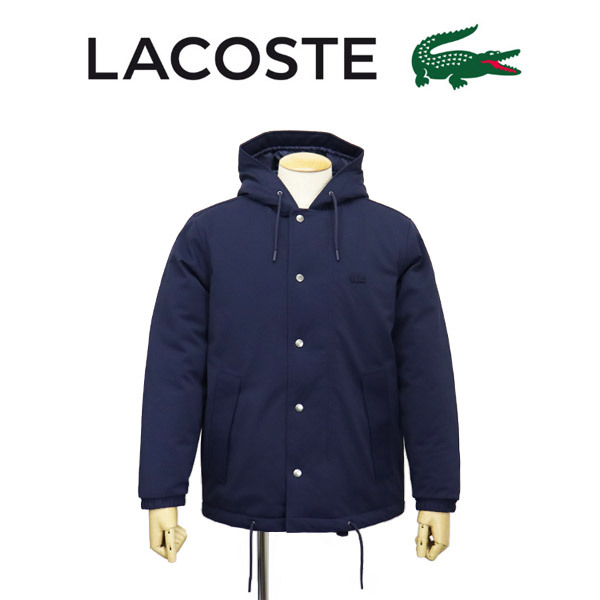 LACOSTE (ラコステ) BH021J 耐水透湿 ピケダウンジャケット 166NAVYBLUE LC399 52-L拍卖