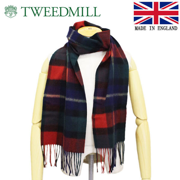 TWEEDMILL (ツイードミル) 25-190-T Lambswool Scarf ラムウール マフラー 25x190 TWM001 KilgourTartan拍卖