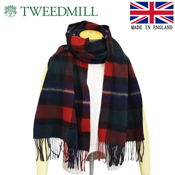 TWEEDMILL (ツイードミル) 50-190 Lambswool Knee Rug ラムウール マフラー 50x190 TWM002 KilgourTartan拍卖