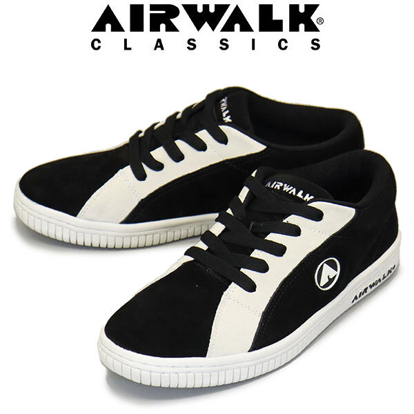 AIR WALK CLASSICS (エアーウォーク クラシックス) AWC1003 AIR WALK ONE スニーカー 300 BLACK AW00626.5cm拍卖