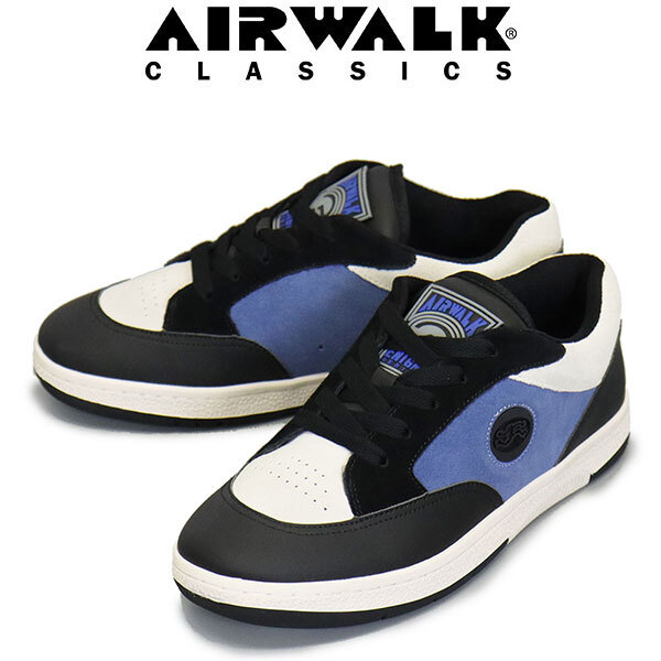 AIR WALK CLASSICS (エアーウォーク クラシックス) AWC1004 AIR WALK ENIGMA LOW エニグマ スニーカー 450 BLUE AW00825.5cm拍卖