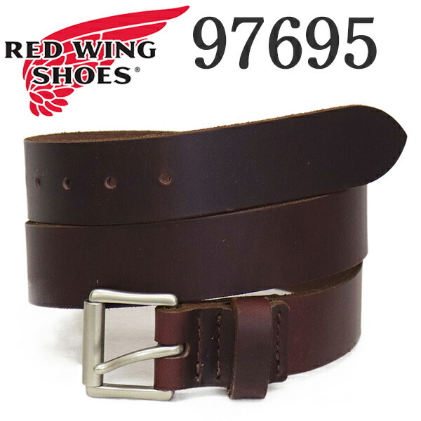 REDWING (レッドウィング) 97695 Leather Belt レザーベルト 38mm Black Cherry Excalibur 32インチ拍卖