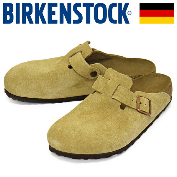 BIRKENSTOCK (ビルケンシュトック) 1026181 BOSTON ボストン スエードレザーサンダル LATTE CREAM レギュラー BI462 40-約26.0cm拍卖