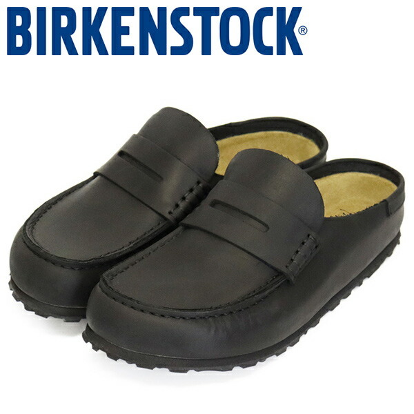 BIRKENSTOCK (ビルケンシュトック) 1029694 NAPLES WRAPPED ネープルズ ラップ オイルドレザーサンダル BLACK ナロー BI468 37-約24.0cm拍卖