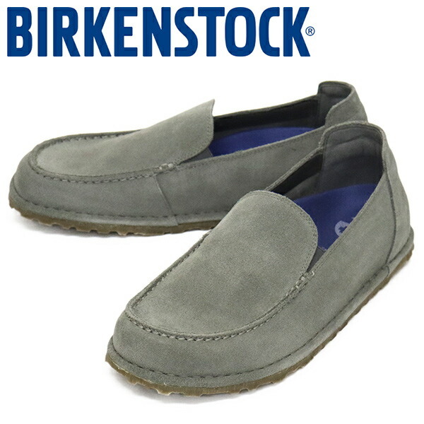 BIRKENSTOCK (ビルケンシュトック) 1030124 UTTI SLIP ON ウッティ スリッポン スエードレザーシューズ BASALT GRAY レギュラー BI486 41-拍卖