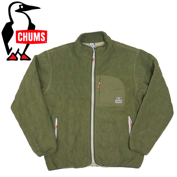 CHUMS (チャムス) CH04-1417 Booby Stitch Fleece Jacket ブービーステッチフリースジャケット CMS159 M032Olive L拍卖