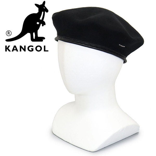 KANGOL (カンゴール) 233069607 Wool Monty ウール モンティー ベレー帽 01 BLACK KGL050XL拍卖